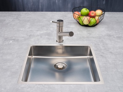 New Jersey 40 x 37cm Shallow Bowl Accessible Kitchen Sink Bowl